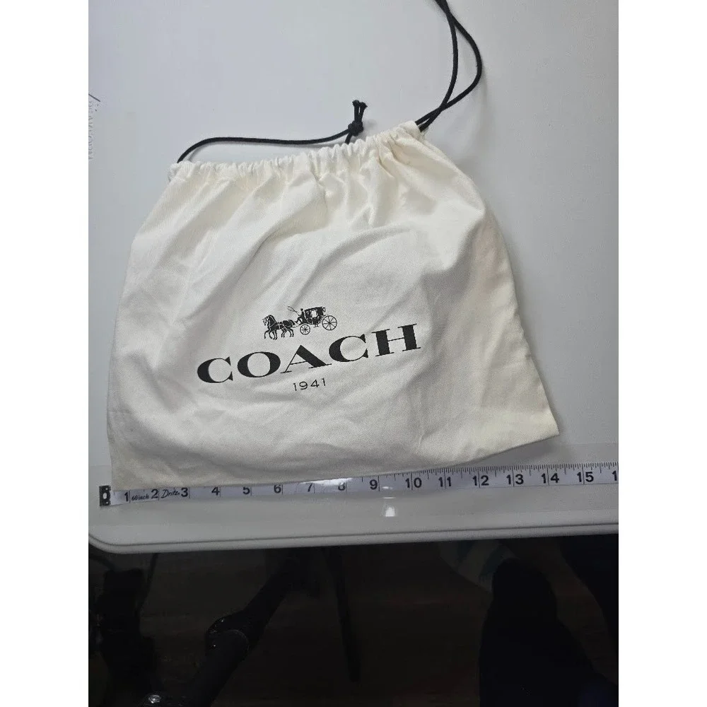 Coach Two Tone Blue Crossbody Bag Navy & Light Blue Leather